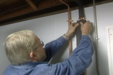 insulating the hot water pipes