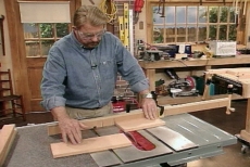 cutting wood panels