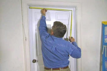 measuring the door