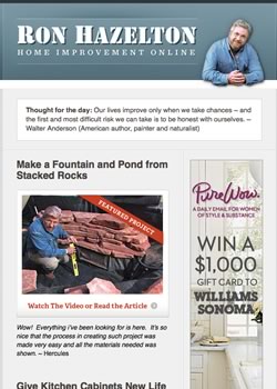 Ron’s Weekly Email Newsletter