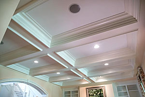 Coffered Ceiling in Home