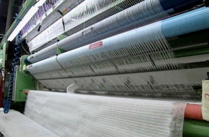 Modern aiutomated loom weaving carpet
