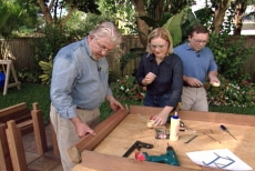assembling the table rails