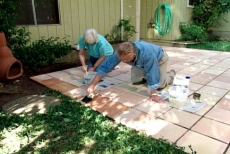 sealing the tile patio