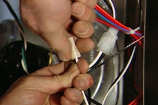 securing wires with wire nuts