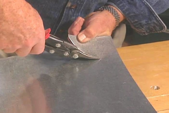 How to Use Sheet Metal Snips or Shears
