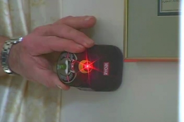 using a laser level
