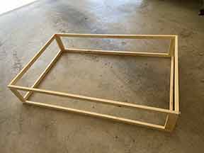 Frame of strawberry cage 