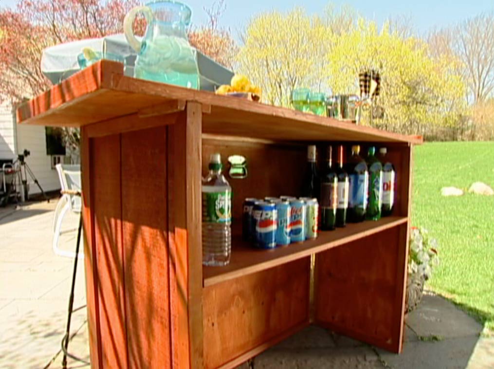 Inside View of outdoor serving bar 