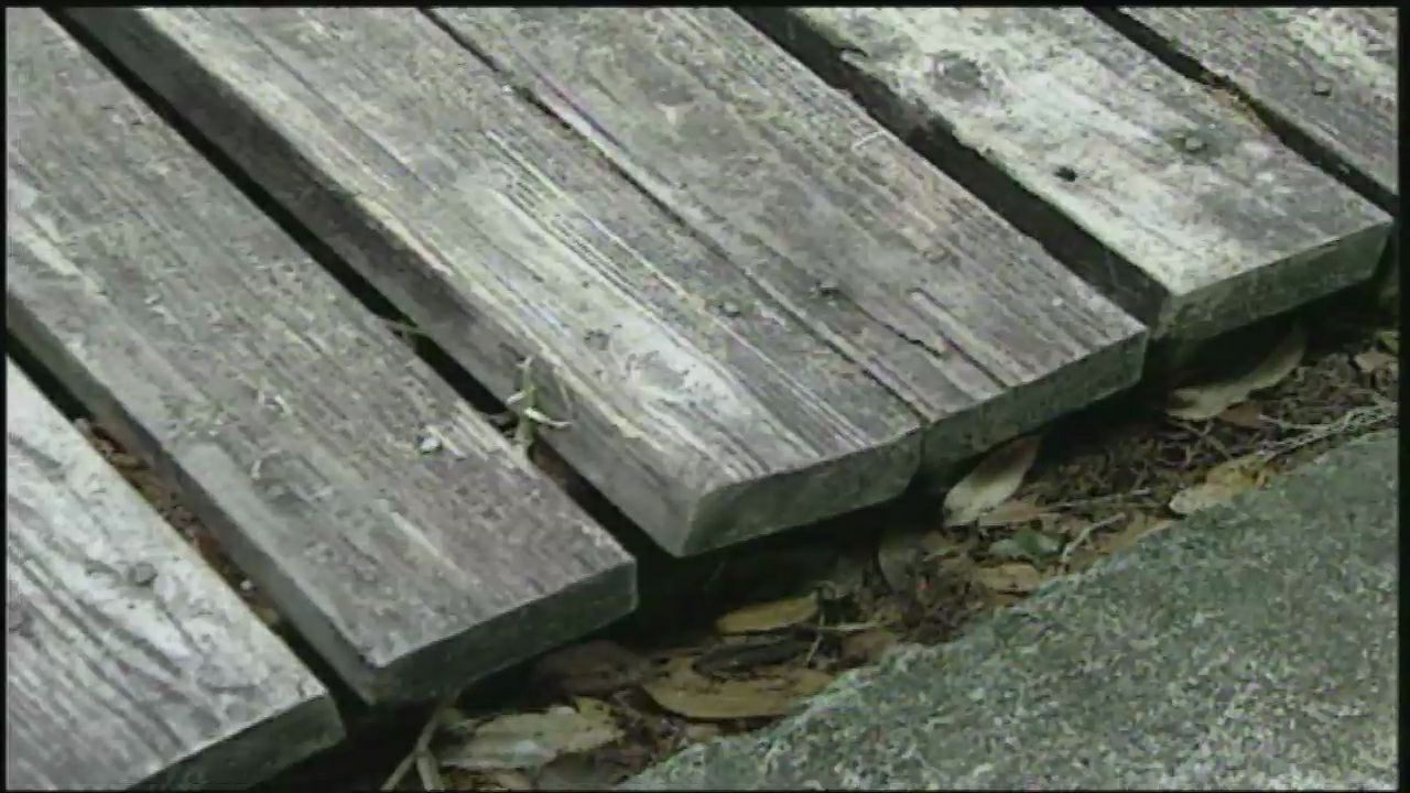 Weathered deck 