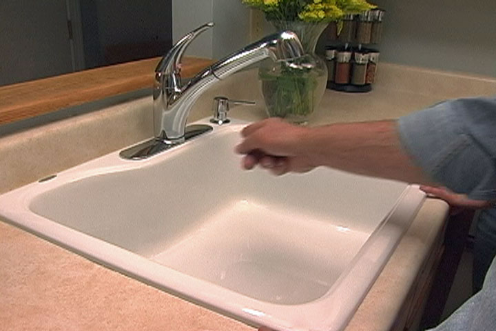 Replacing A Stainless Sink With Porcelain Ron Hazelton